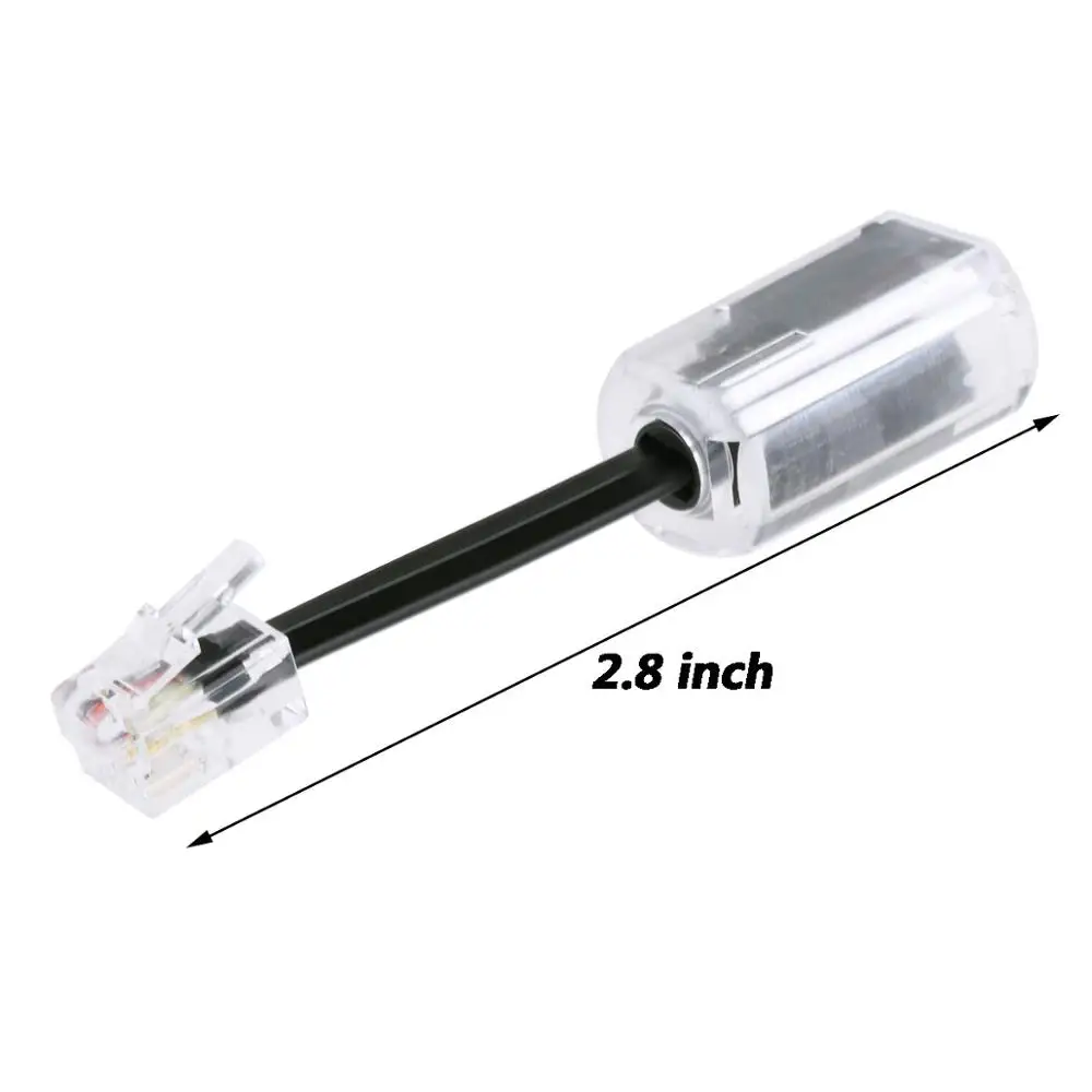 2 шт. универсальные кабели для телефонных проводов поворачивающиеся на 360