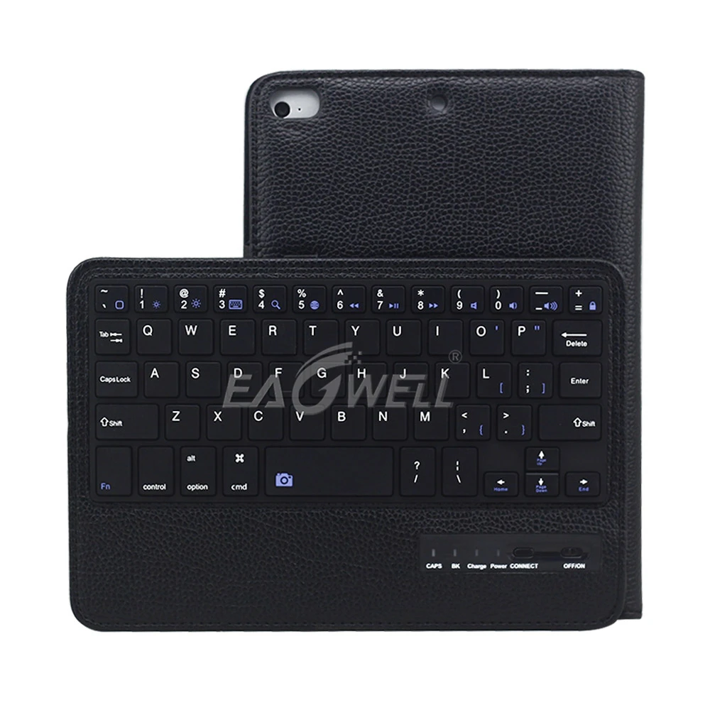 

Removable Wireless Bluetooth Keyboard Case For iPad mini 5 Tablet 2 in 1 PU Leather Case Keyboard Stand Cover For A2133 A2124
