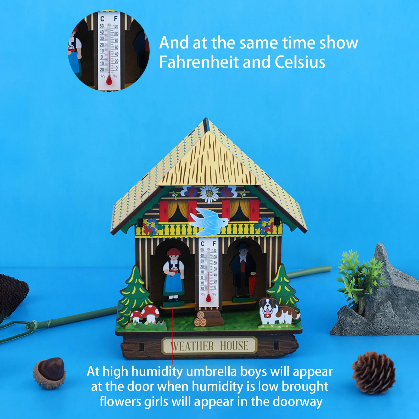 Креативный домашний барометр 45 @ термометр настенный датчик температуры и