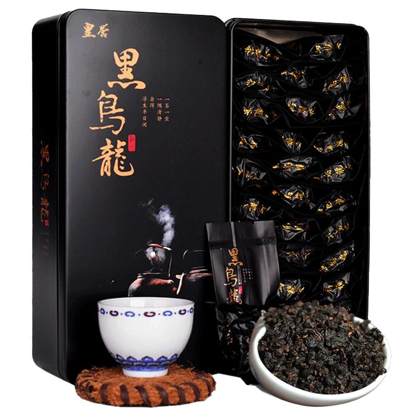 Супер классное натуральное черное масло для чая Oolong соскабливание жира снятие