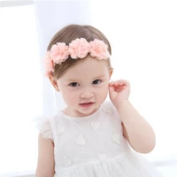 newborn kids baby girls toddler flower headband hair band headwear accessories