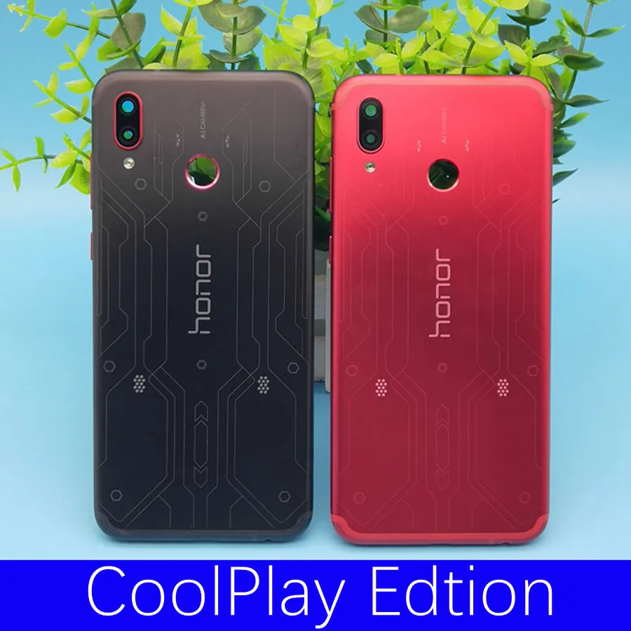 Для Honor Play крышка батареи задняя крышка Корпус задняя дверь чехол для huawei Honor Play крышка батареи+ Кнопка громкости питания+ объектив камеры