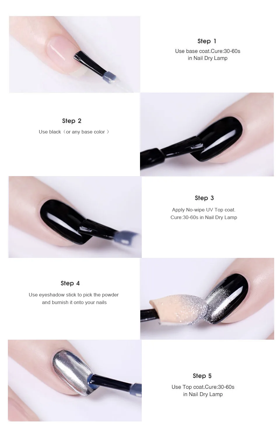 SAVILAND Bubble Nails Золотой зеркальный порошок «Волшебное зеркало» блеск для ногтей блестки Золотой порошок DIY Дизайн ногтей украшения маникюрные инструменты