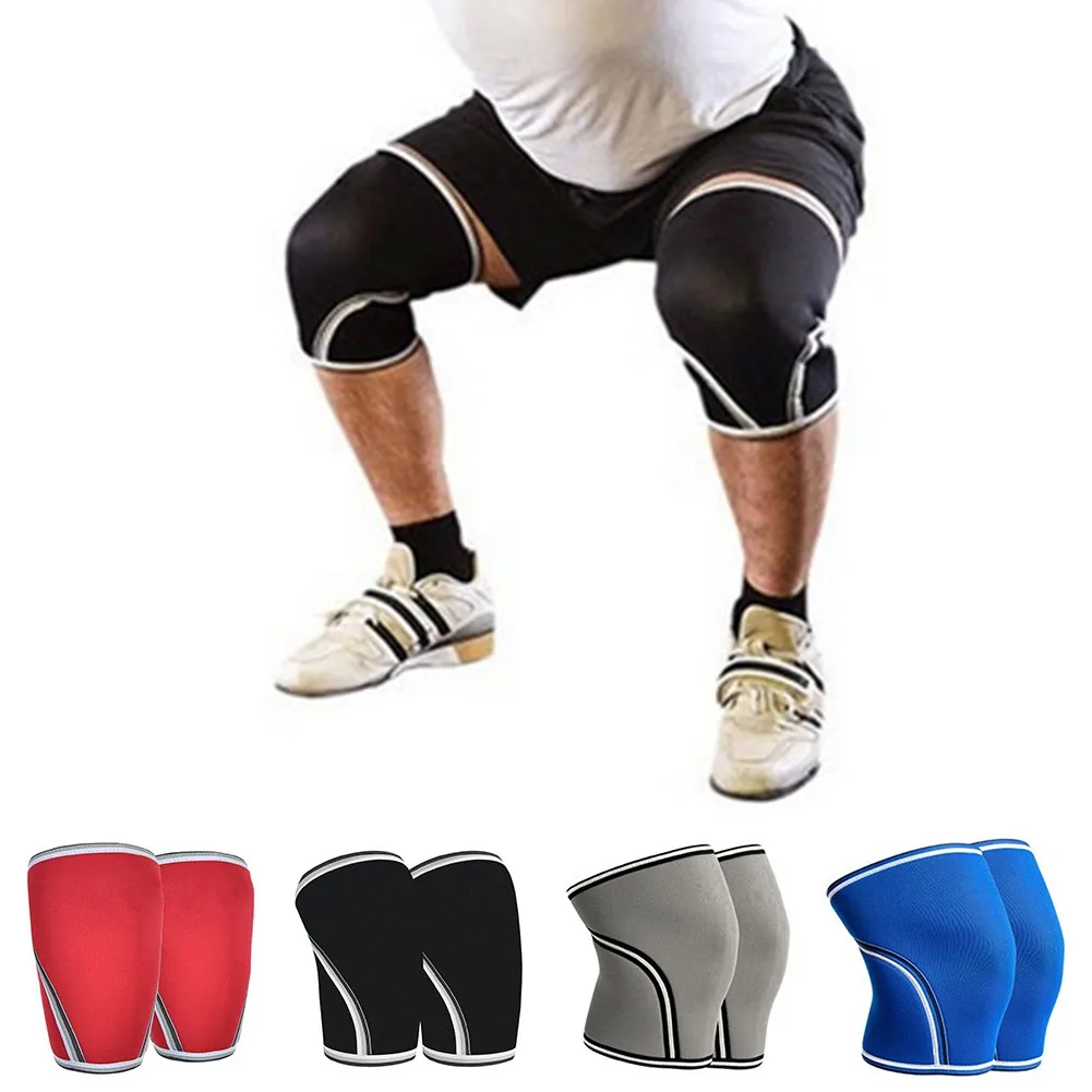 

7mm Neoprene Knee Sleeve for Squats/Weightlifting Knee Supoort Gym Accessories - Powerlifting & Crossfit Academia