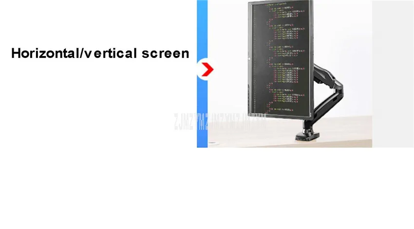 Desktop LCD Monitor Mount Stand Display Screen Rack Holder Rotating Display Monitor Bracket Fit for 17"-27" Max Support 9KG