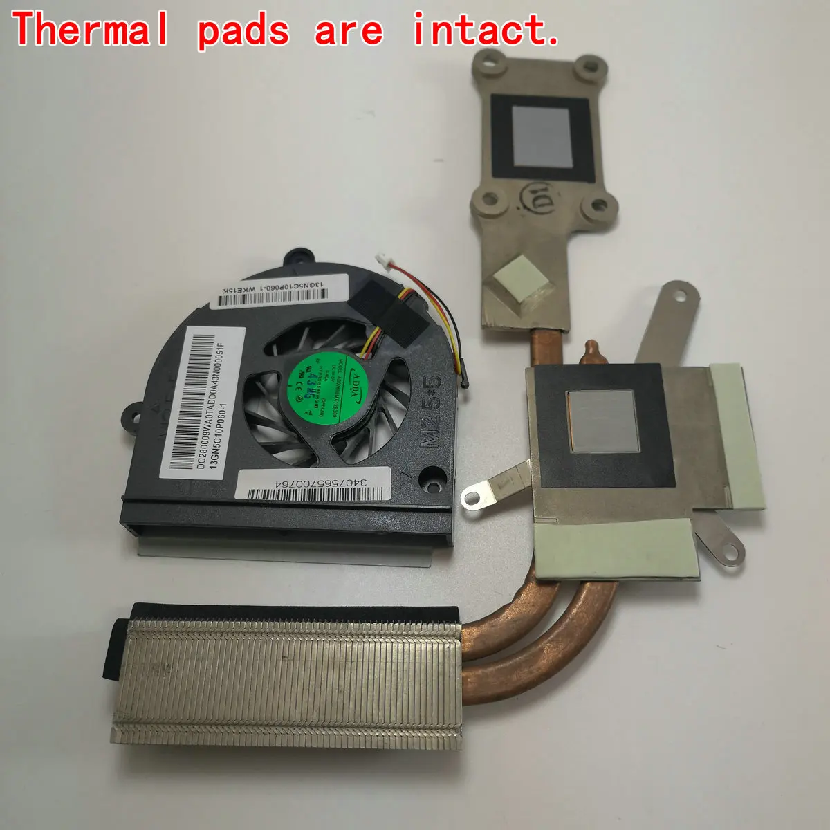 Оригинальный ноутбук Процессор радиатор охлаждающий вентилятор для ASUS K43T K43TA K43TK