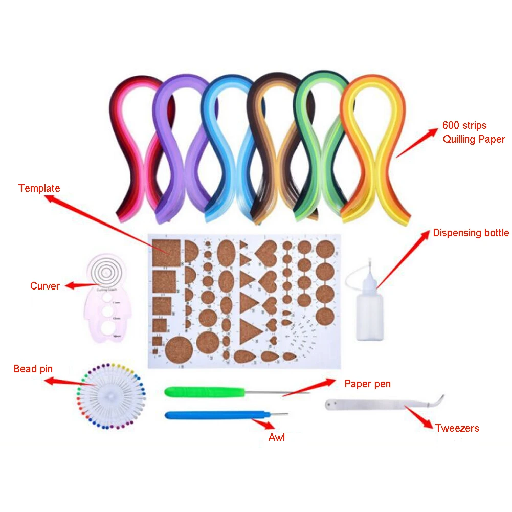 6 градиентные Цвет типа сделай себе сам дизайн Рюш Бумага комплект вечерние 13
