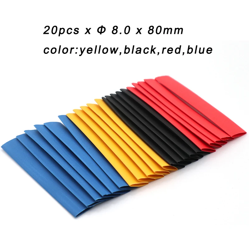 20 шт. термоусадочная трубка для проводов|Кабельные рукава| |