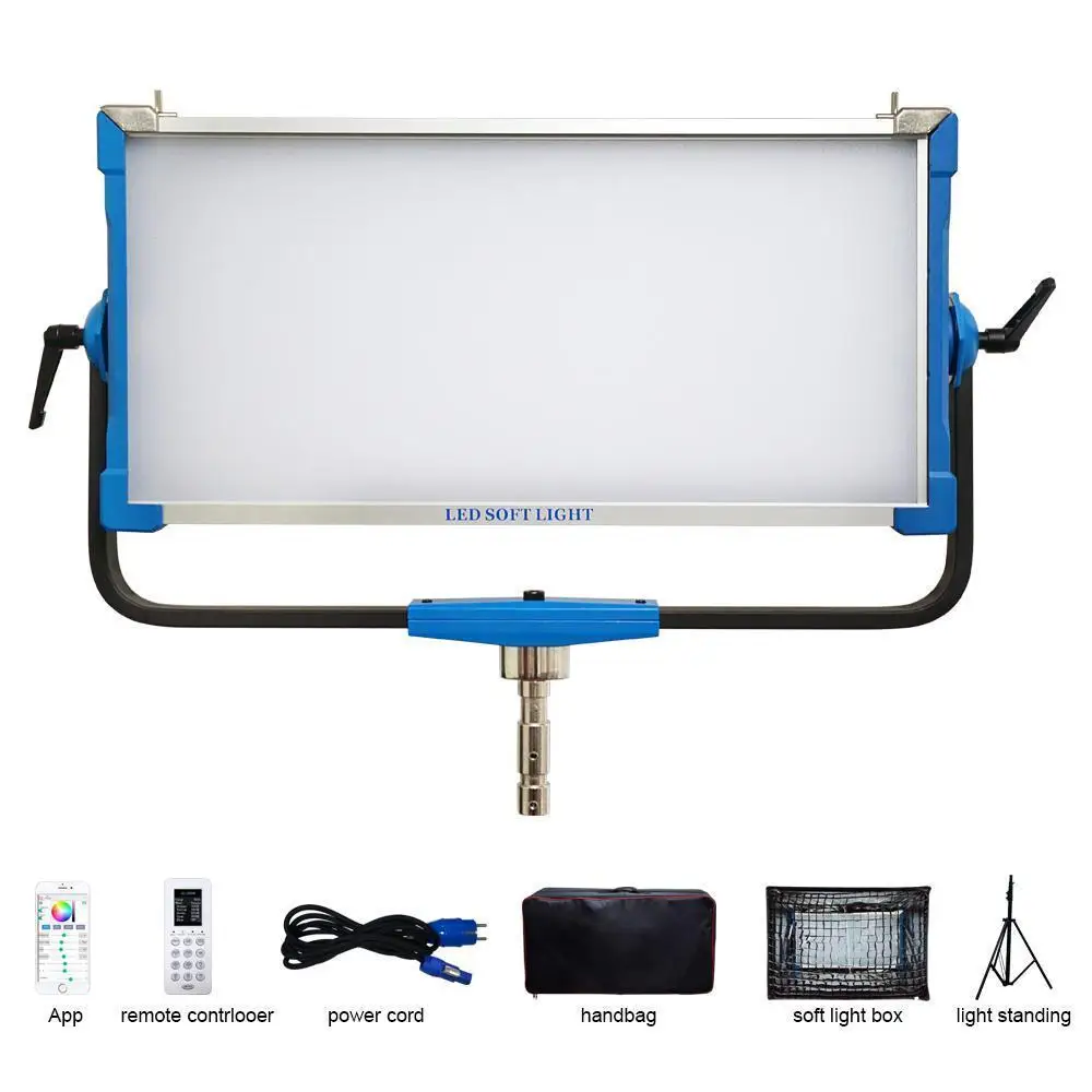 

Led Studio Light 300W Yidoblo AI-3000C Softbox Studio Lamp Remote Control LED Soft Lamp Photographic Lighting Video Light Film
