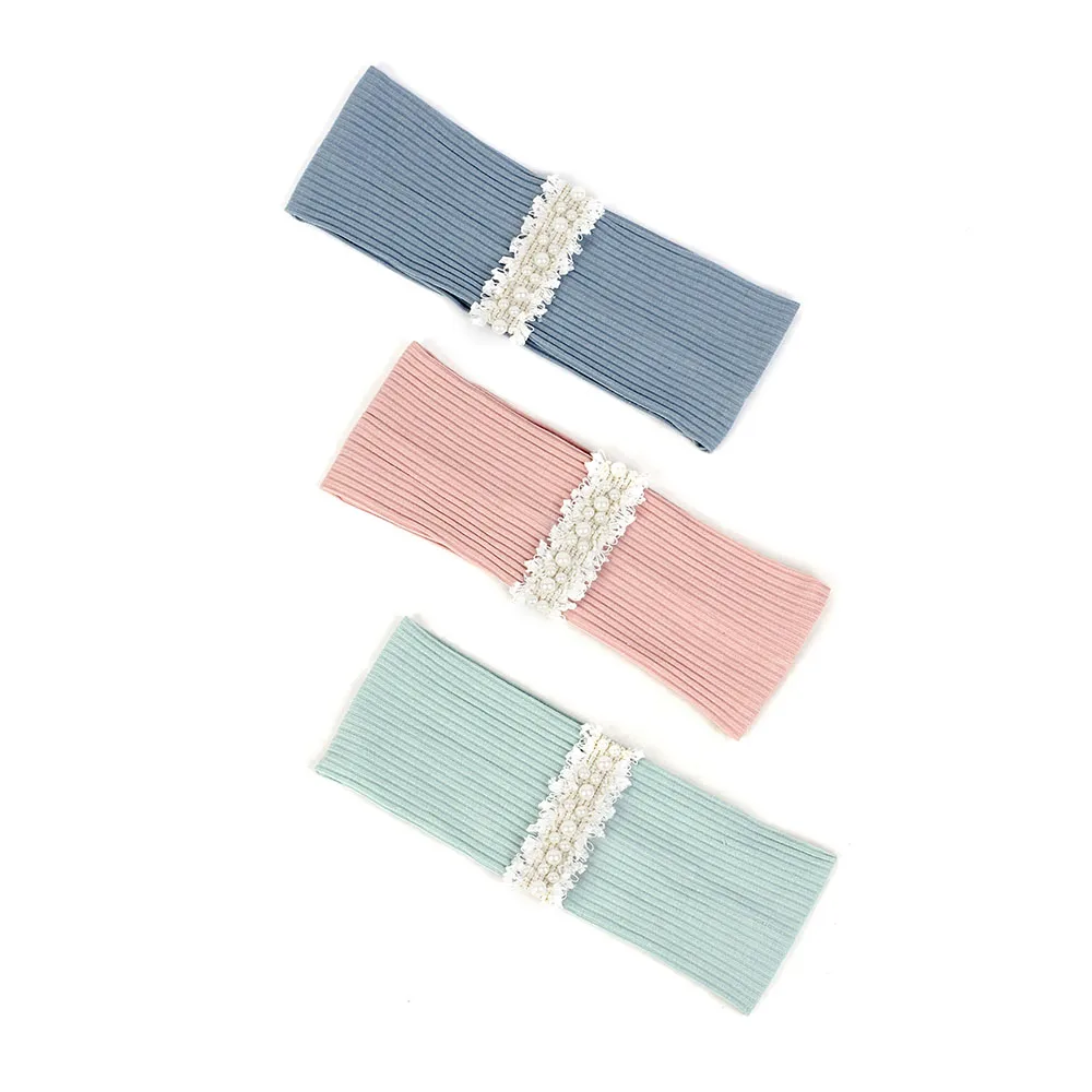 Женская эластичная резиновая повязка на голову для йоги изящные жемчужные