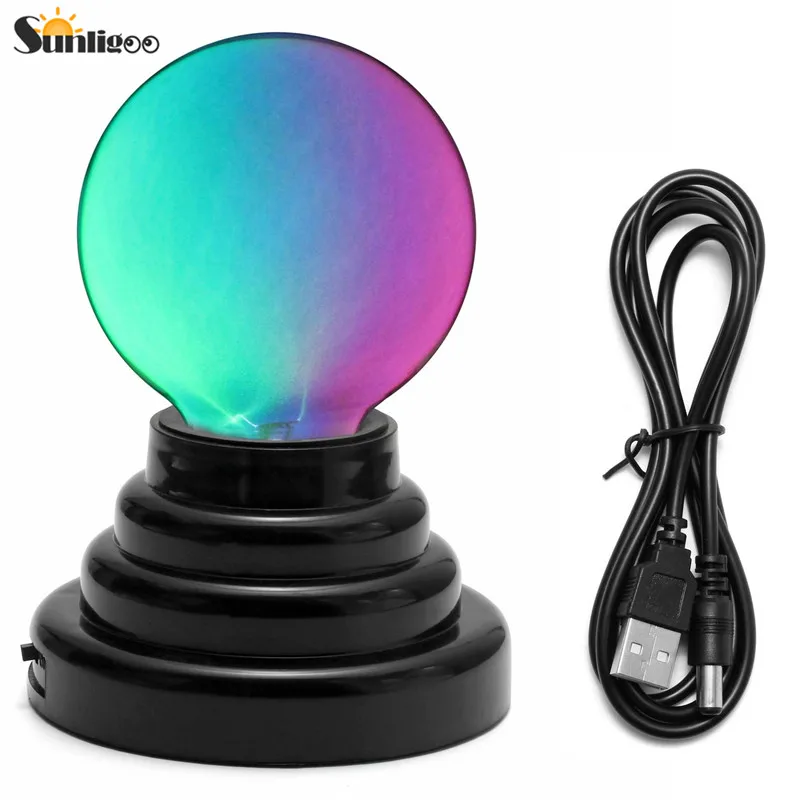 Sunligoo 3 "свет плазменный шар лампа статические электрические глобусы волшебный