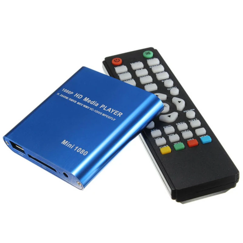AAAE Top Eu Plug 1080P мини Hdd медиаплеер Hdmi Av Usb хост Full Hd с Sd Mmc кардридер Поддержка H.264 Mkv Avi