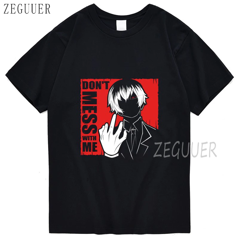 

Hot Japanese Anime Tokyo Ghoul T Shirt Men Kawaii Cartoon Kaneki Ken Graphic Tees Fashion Unisex Tshirt Summer Tops T-shirt Male