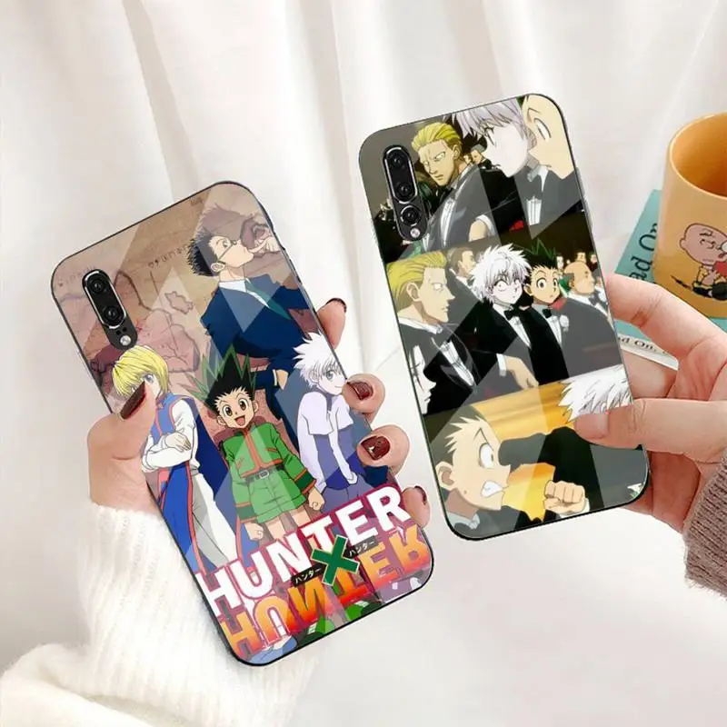 

Luxury Fashion Pattern Anime Hunter Tempered Glass For Huawei P9 10 Plus 20 Pro Mate9 10 20 20pro Honor7A 8X 9 10 Nova3i 5