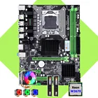 Материнская плата HUANANZHI X58 Pro LGA1366 M-ATX с ЦПУ Xeon W3565 3,2 ГГц 6 тепловых трубок кулер компьютер совершенно новый память 16 Гб (2 х8 ГБ)