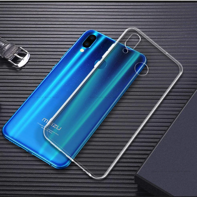 Прозрачный чехол для телефона Meizu Note 9 8 M6 M5 мягкий из ТПУ 16X M6S M5S M5C X8 V8 Pro