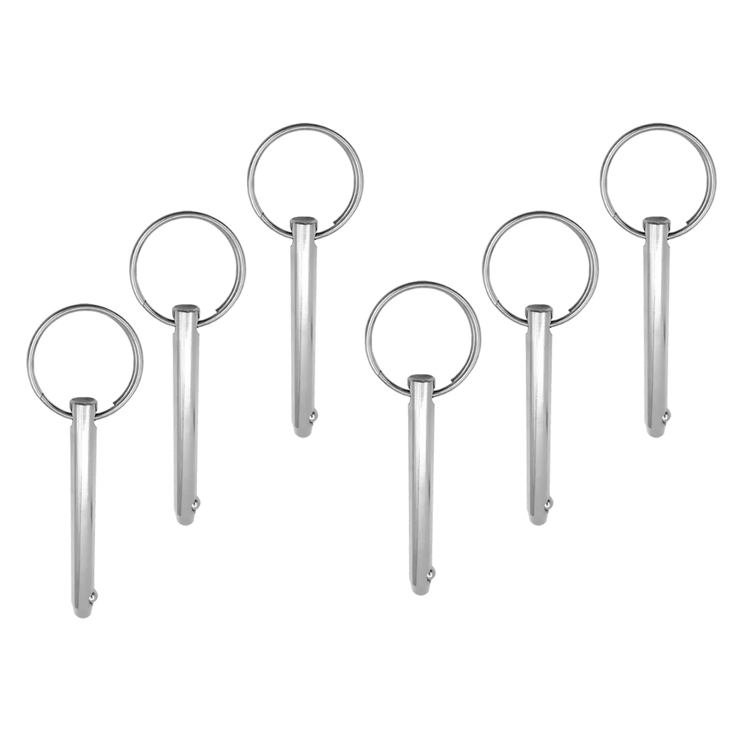 

6pcs 5/16" Quick Release Pin For Bimini Top Fitting Stainless Steel
