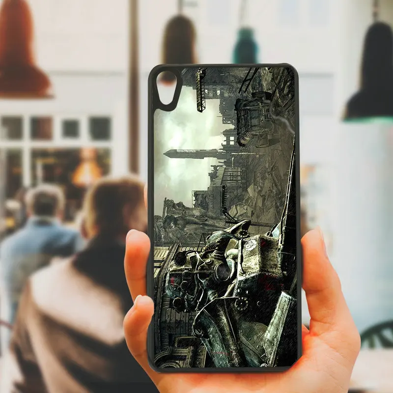 Твердый PC чехол Fallout 4 видео игры задняя крышка сотового телефона чехлы для Sony Xperia