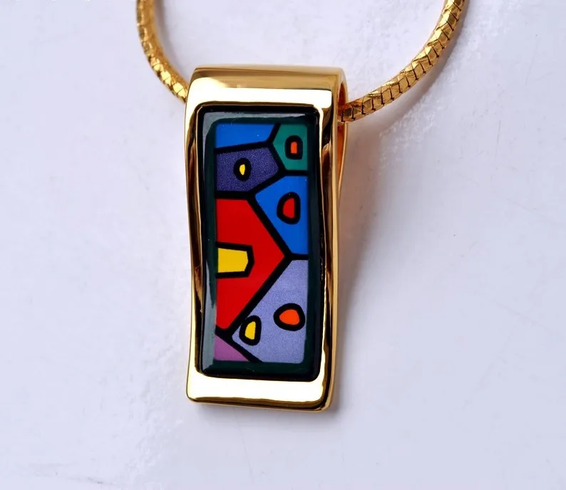 Кулон ручной работы в европейском и американском стиле|cloisonne jewelry|european styleeuropean and
