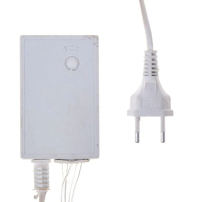 Гирлянда "Водопад" уличная 2 х 1.5 м LED-400-220V 8 режимов нить прозрачная свечение
