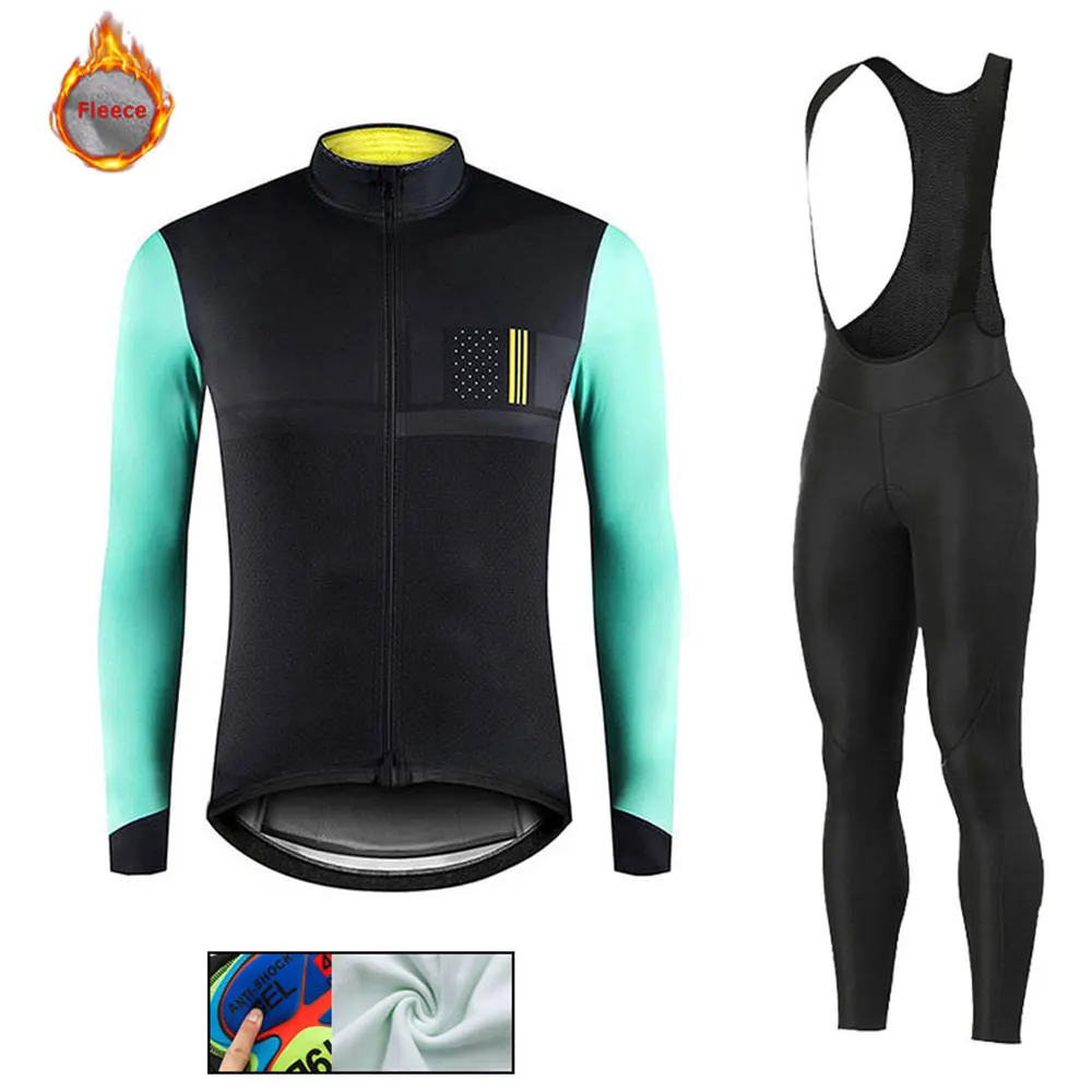 

Gobikeful 2020 Winter Fleece Pro Cycling Jersey Set Mountian Bicycle Clothes Wear Ropa Ciclismo Racing Bike Clothing Cycling Set