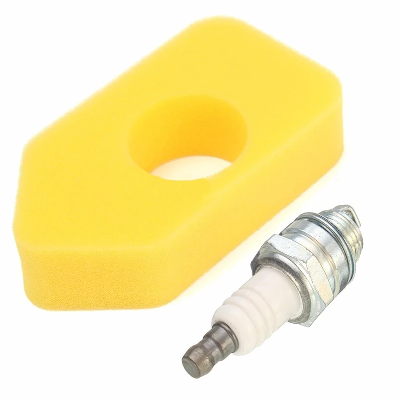 

Lawn Mower Air Filter & Spark Plug Replacement Fits For 3.5-3.45 HP Q45 Classic Sprint Quattro Engines 400 450 550 Series