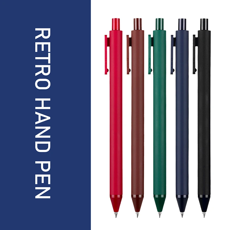 5 шт./компл. Ретро поделки ручной учетной записи специальный Цвет ручка Цветной