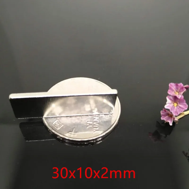 

5/20/50 шт., неодимовый магнит NdFeB, 30x10x2 мм