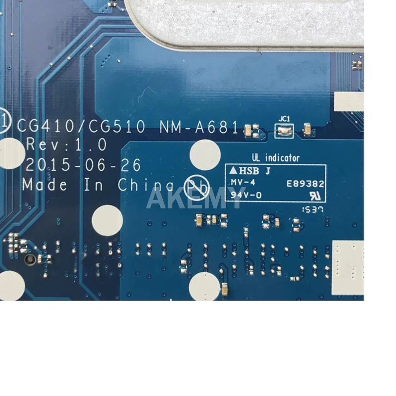 

For Lenovo Ideapad 100-15IBD Laptop Motherboard 5B20K25458 SR23Y I5-5200U CG410/CG510 NM-A681