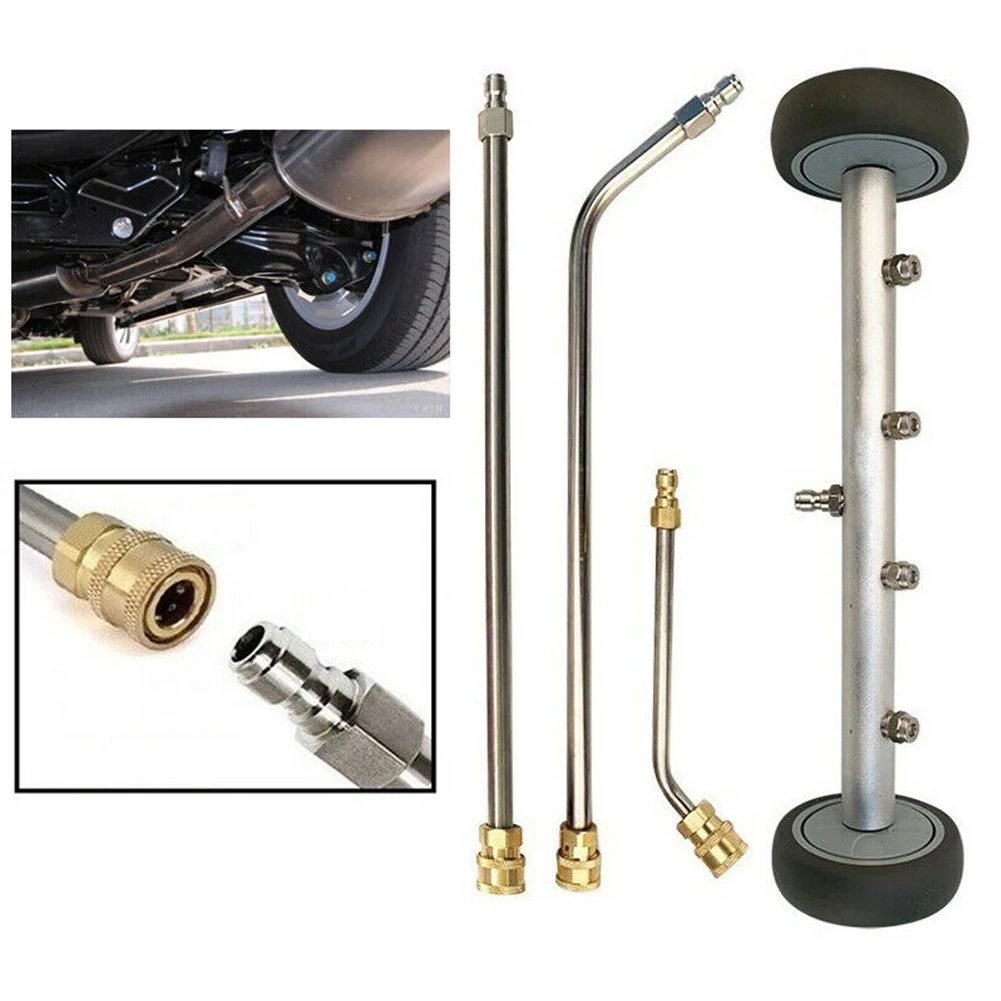 

Undercarriage Cleaner High Power Accessories With Extenion Wands Chassis Pressure Washer Under Body Quick Connect Automobile