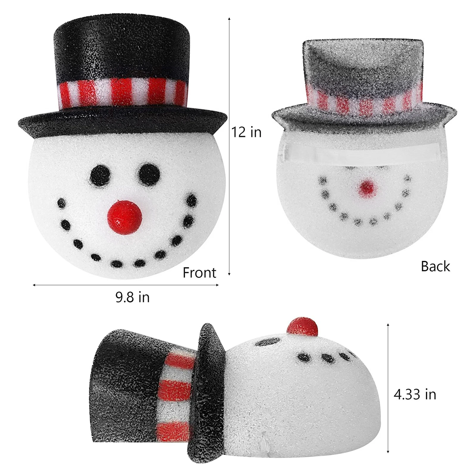 

Porch Light Cover Snowman Unique Christmas Lampshade