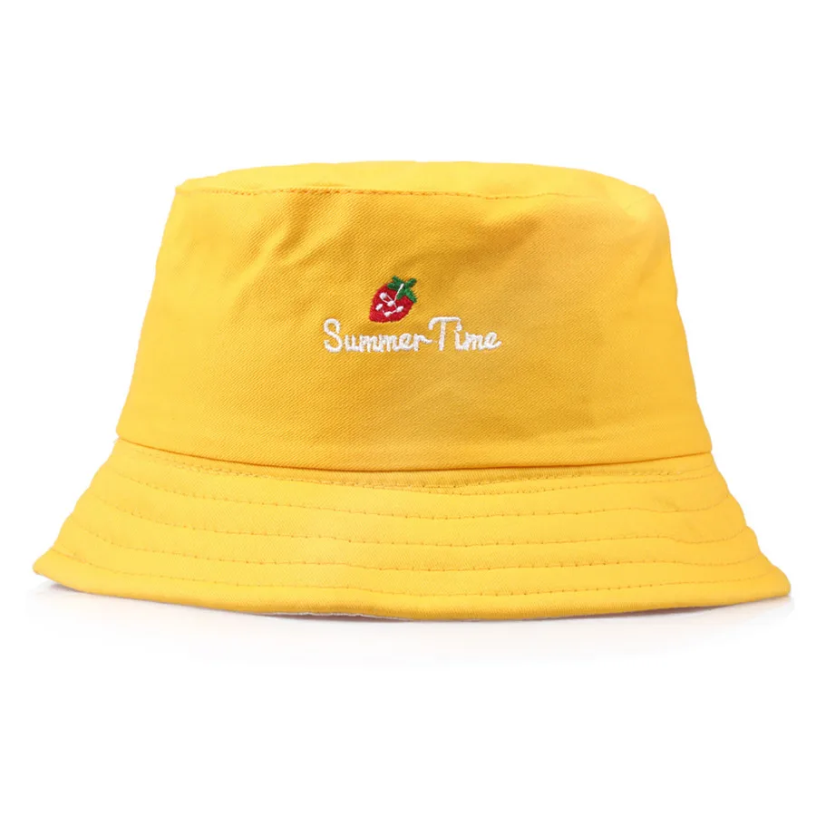 Панама с вышивкой для мужчин и женщин однотонная хлопковая шляпа от солнца