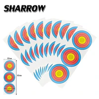 20pcs archery target paper shooting practice aims point paper for indoor outdoor hunting training bow and arrow accessories