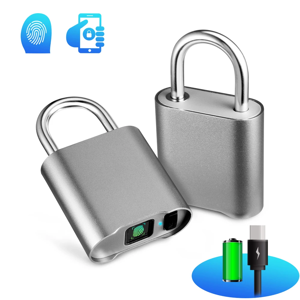 Умный БЕСКЛЮЧЕВОЙ Bluetooth замок отпечатков пальцев IP65 Водонепроницаемый Cerradura Противоугонный замок с защитой от отпечатков пальцев замок для двери багажный замок
