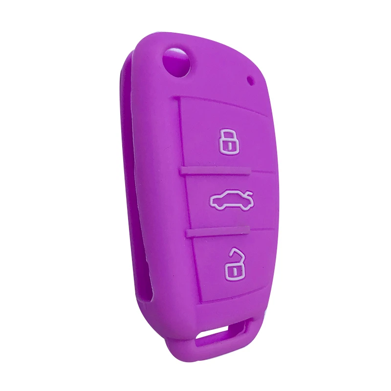 Силикагель Складной Дистанционный чехол для ключа автомобиля брелок Audi A2 A3 A4 A6 A6L