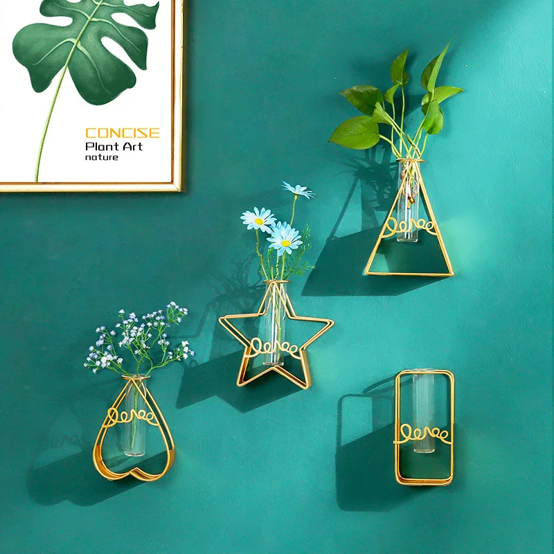 

Fashion Wall Hanging Glass Flower Vase Terrarium Fish Tank Aquarium Container Planter Pots Home Garden Decoration