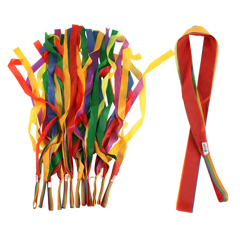 12 шт./лот художественная гимнастика ленты для танцев гимнастический тренажерный