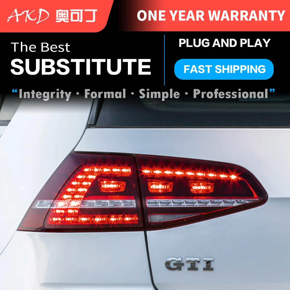 

Автомобильный Стайлинг CG, задний фонарь для VW Golf 7 Golf7 MK7, задние фонари, светодиодный задний фонарь DRL, сигнал поворота, светодиодные автозапч...
