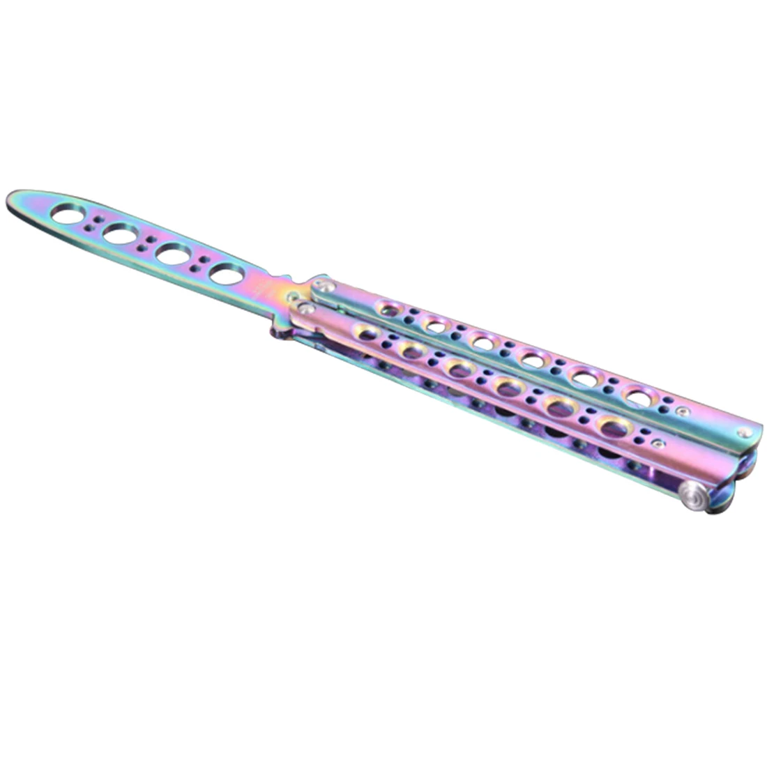 Складной нож-бабочка из нержавеющей стали расческа без острых углов для