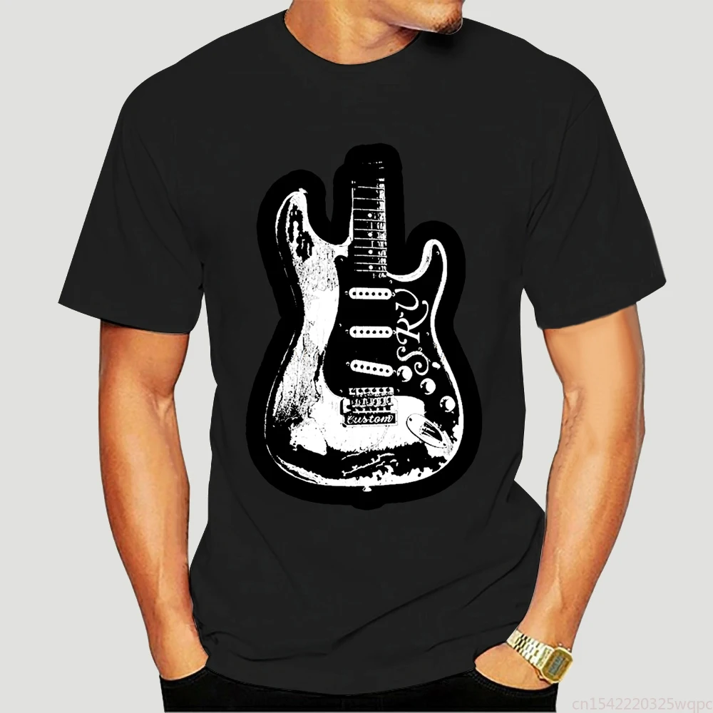 

Funny Men T Shirt Women Fashion Tshirt Stevie Ray Vaughan - guitar-blues-rock T-Shirt Unisex Cool White And Black Shirts