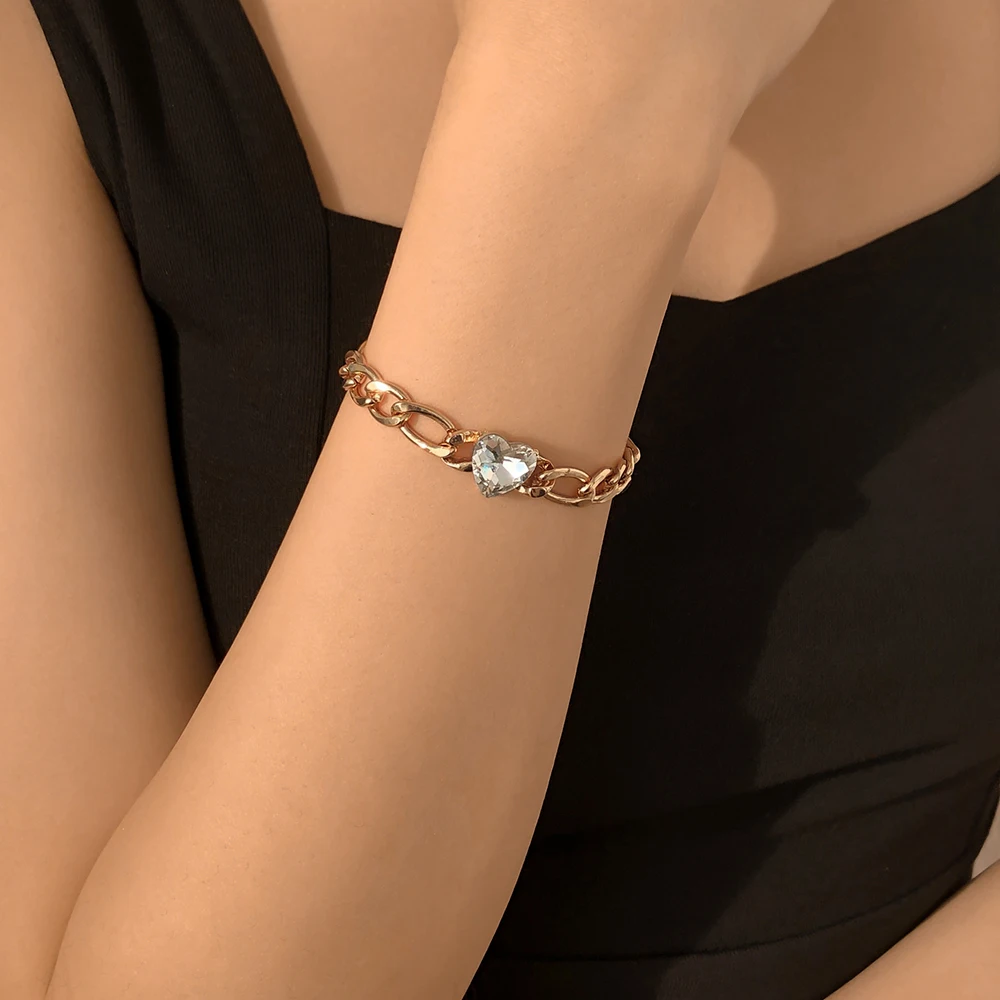 

Lalynnly темпераментная разразумная женская свадебная мода браслеты с кристаллами ювелирные изделия оптовые подарки B1476