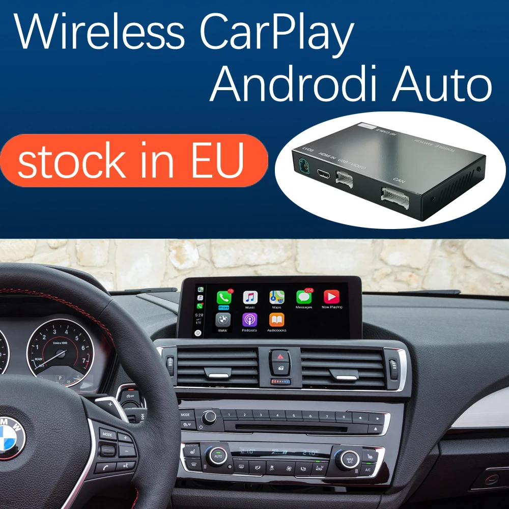 Беспроводной Apple CarPlay для BMW 1 2 серии F20 F21 F22 F23 F45 2011 2016 NBT с функцией Mirror Link