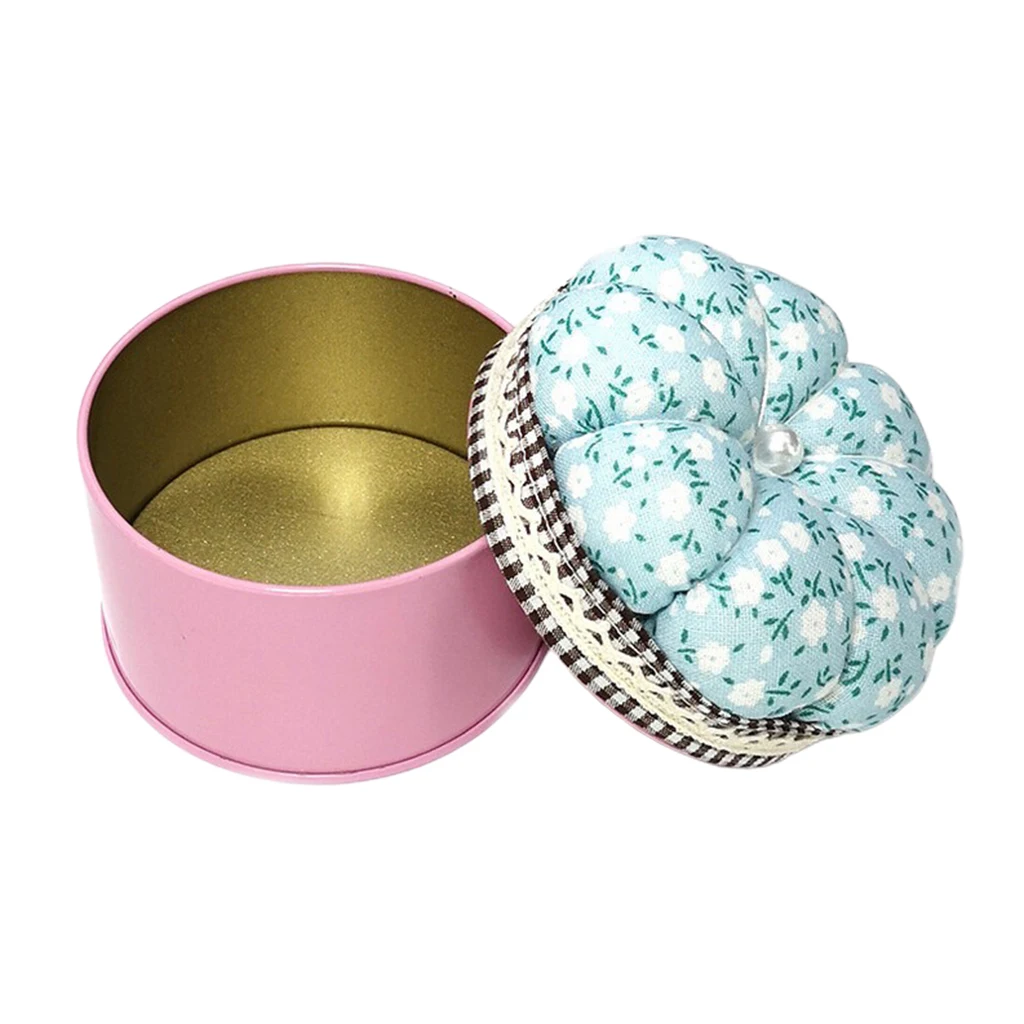 Цветочный узор ткань Pincushion Pin Подушка игла вставки DIY ремесло|Хранилище для шитья