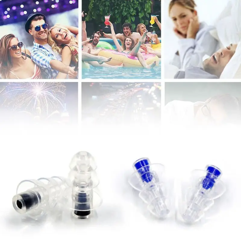 

Music Ear Plugs Noise Canceling For Concert DJ Bar Band Musician Hearing Protection Silicone Earplugs