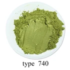#740 оливковый зеленый жемчужный порошок пигмент акриловая краска в искусстве автомобильная краска мыло тени для век 50 г краска слюдяной порошковый пигмент