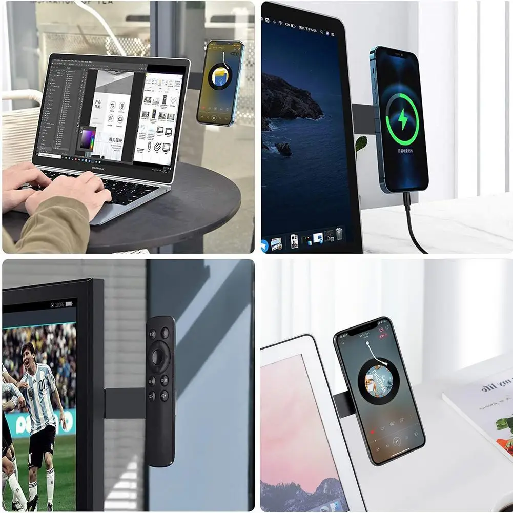 

Universal Laptop Mobile Phone Stand Laptop Side-mounted Mobile Phone Stand Monitor Clip Adjustable Stand Mobile Phone Stand