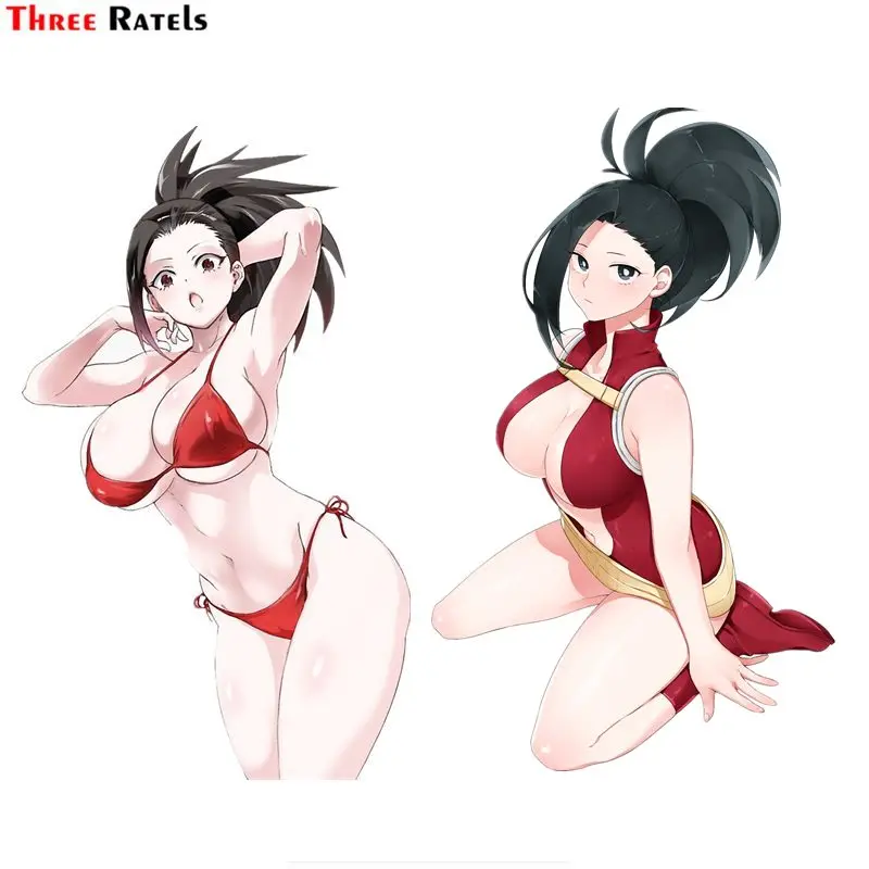 Наклейка на лобовое стекло Three Ratels FC771 Yaoyorozu Momo|Наклейки автомобиль| |