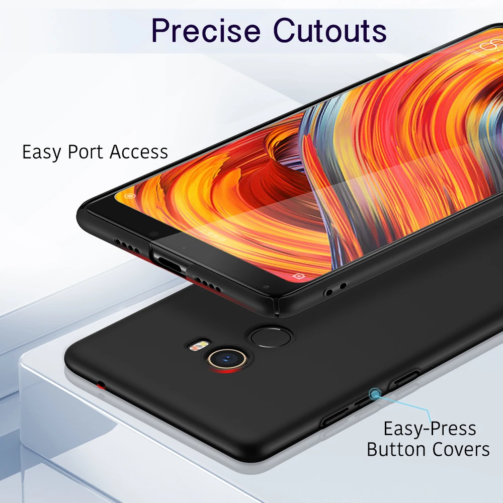 Чехол ESR для Xiaomi Mi Mix 2 чехол ультратонкий полностью защищенный матовый жесткий