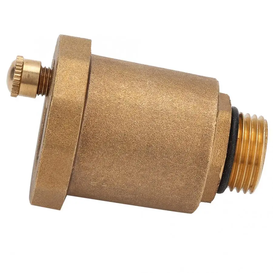 

Brass Automatic Air Vent Valve 1/2" 3/8" 3/4" Male Thread For Solar Water Heater Pressure Relief Value Tools