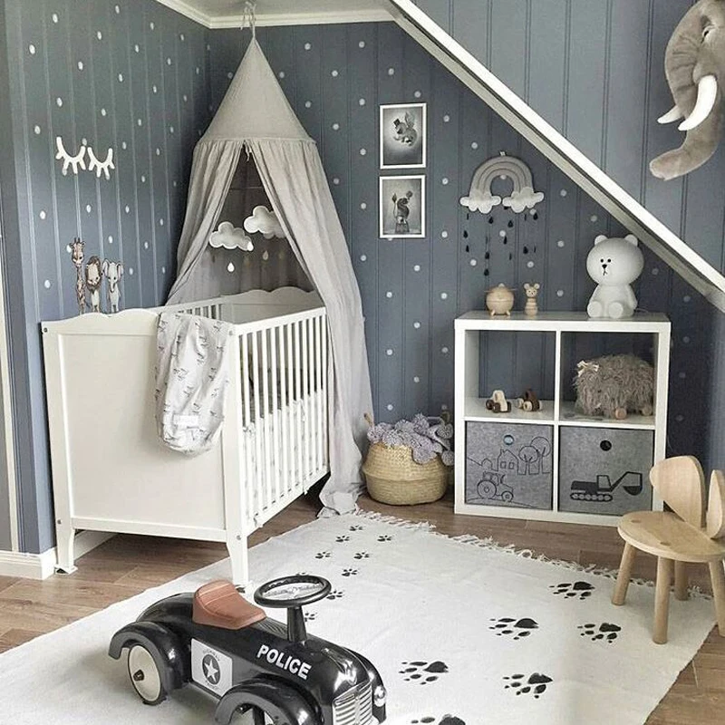 

Canvas Tassels Playmat Baby Play Mat Baby Playgym Teepee Game Floor Mats Rug Infant Kids Carpet Toys for Children 90x150cm